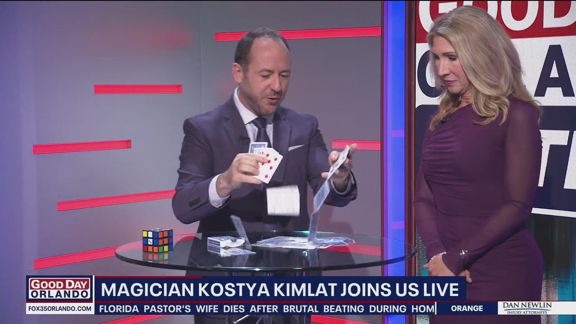Magician Kostya Kimlat joins Good Day Orlando Xtra